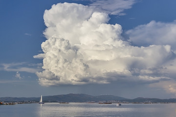 Forming the summer storm