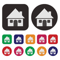 House icon / Real Estate icon / Home icon / vector