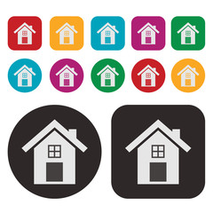House icon / Real Estate icon / Home icon / vector
