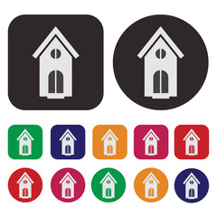 House icon / Real Estate icon / Home icon / vector