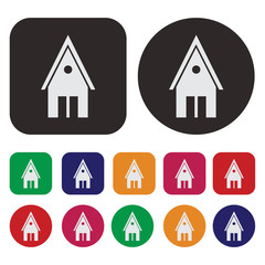 House icon / Real Estate icon / Home icon / vector