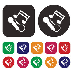 microphone icon / karaoke