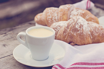 A cup of coffee 