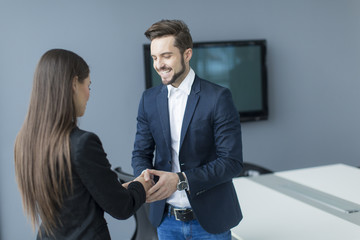 Young people in the office