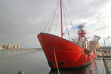 Lightship in Cardiff Bay