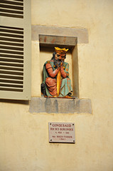 Gundobad, King of the Burgundians at Geneva, Switzerland - obrazy, fototapety, plakaty