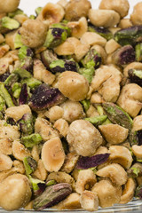 Ingredients for preparation of artisanal chocolate bar