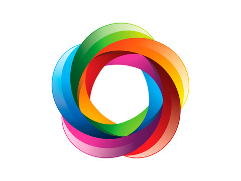 Circle Spectrum Abstract Vector