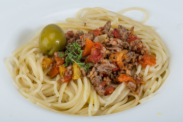 Pasta bolognese