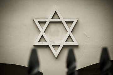 Symbol of Jewish star.