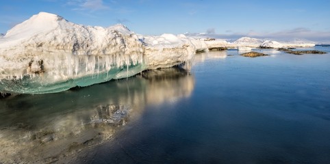 Arctic glacier landscape - Svalbard
