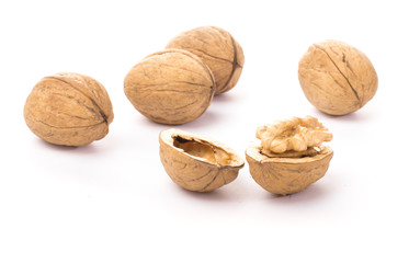 walnuts isolated
