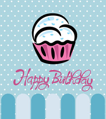 cupcake birthday card