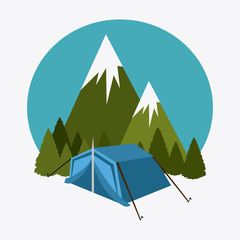 Camping design.