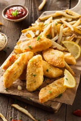 Crispy Fish and Chips