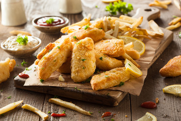 Crispy Fish and Chips