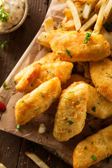 Crispy Fish and Chips