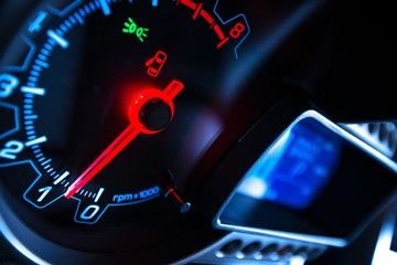 Naklejka premium Digital Car Dashboard