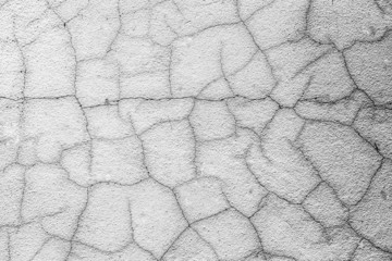 Wall grey cracks