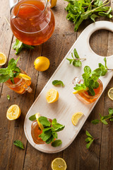 Homemade Iced Tea and Lemonade