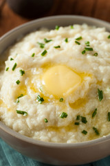 Homemade Organic Mashed Cauliflower