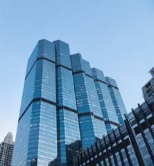 Modern office buildings