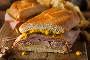 Homemade Traditional Cuban Sandwiches