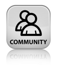 Community (group icon) white square button