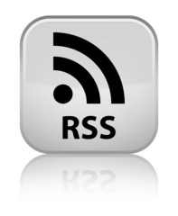 RSS white square button
