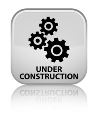 Under construction (gears icon) white square button