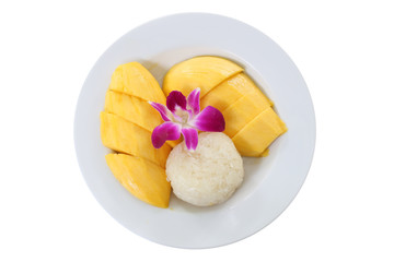 mango sticky rice.