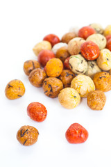 mame kichi japanese sweets beans with colored sugar coat..