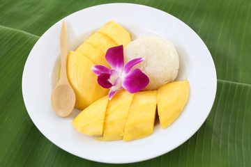 mango sticky rice.