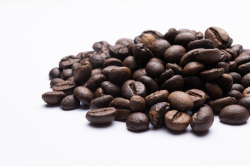 Coffee beans isolated