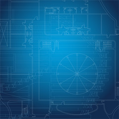 Architectural blueprint.