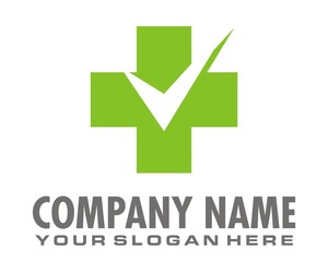 green cross health logo image vector