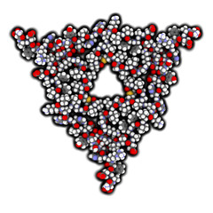 Amyloid beta (Abeta, AB40) fibril structure. 