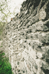 Stone Wall in closeup