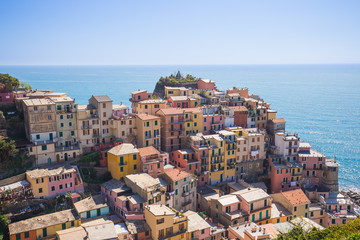 Manarola village in Cinque Terre, Italy