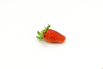 Fresh strawberry isolated on white background