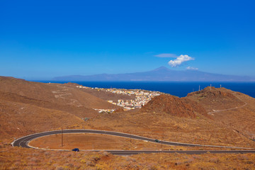 Road in La Gomera island - Canary