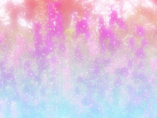 beautiful flowers made with color filters