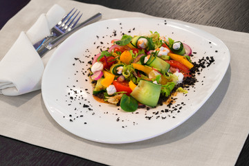 Vegetable Greek salad