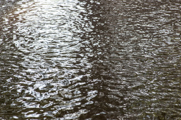 Fototapeta premium dramatic clouds over the river