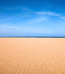 Fototapeta na wymiar Empty beach scene