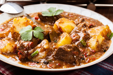 Beef stew with potatoes