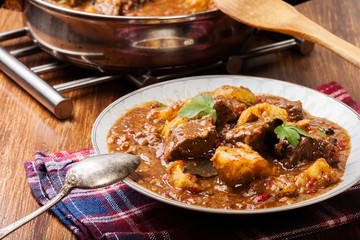 Beef stew with potatoes