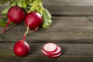 Fresh radishes