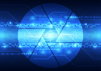 vector abstract background future technology, illustration