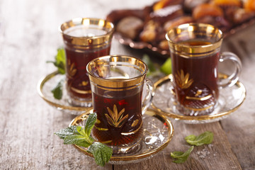 Moroccan mint tea